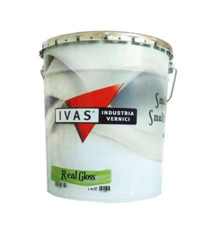 Smalto all'acqua bianco lucido Real Gloss - IVAS 2.50LT