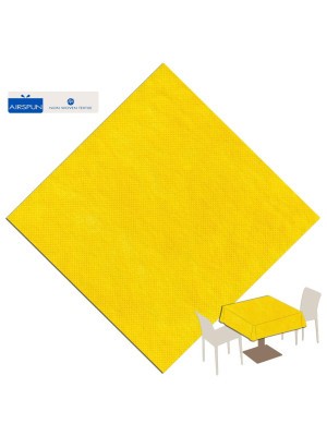 Tovaglia Airspun giallo monouso 140x140
