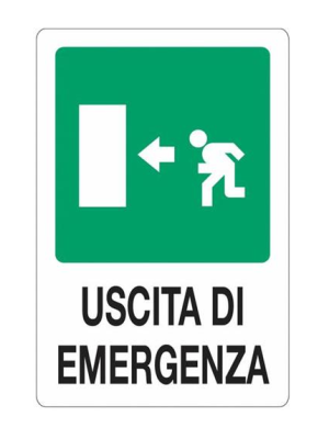 Cartello Uscita di Emergenza PVC