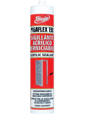 Silicone Acrilico Bianco Pigaflex 130 - Sigill