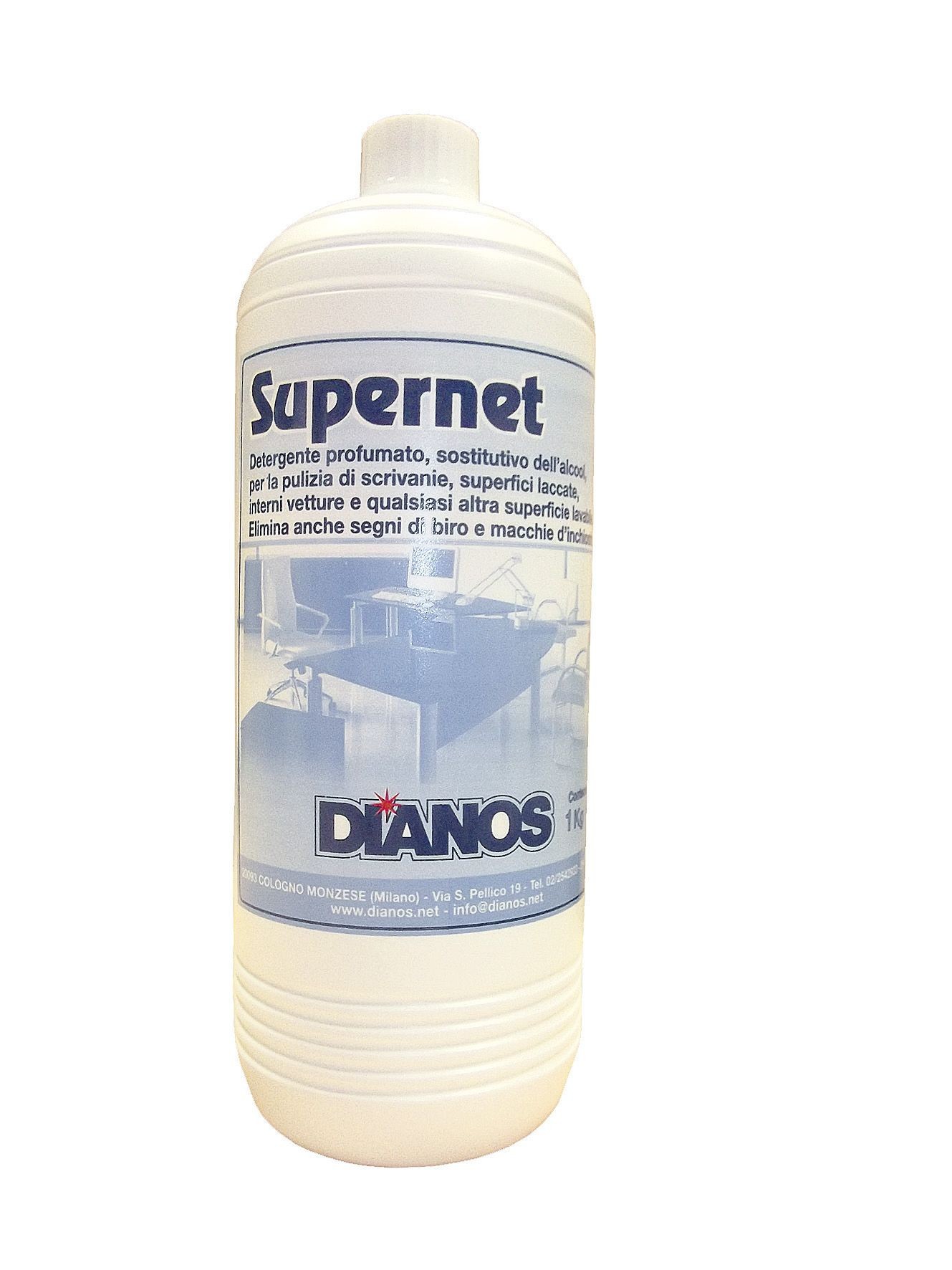 Detergente profumato Supernet in sostituzione dell'alcool. 5 lt