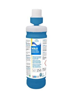 VOLO CAM LT 1 KITER Detergente ultraconcentrato per la pulizia rapida di tutte le superfici lavabili e vetri con tappo dosatore