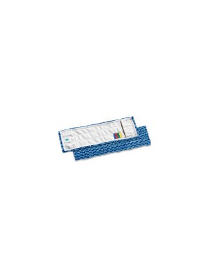 Panno Wet System con tasche Microsafe cm. 40x14 striato blu - Frangia Piatta