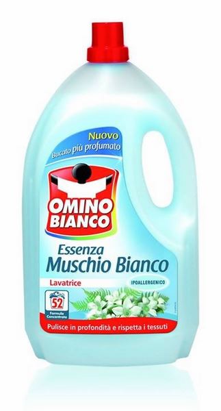 Omino Bianco Detersivo Lavatrice Essenza Muschio Bianco
