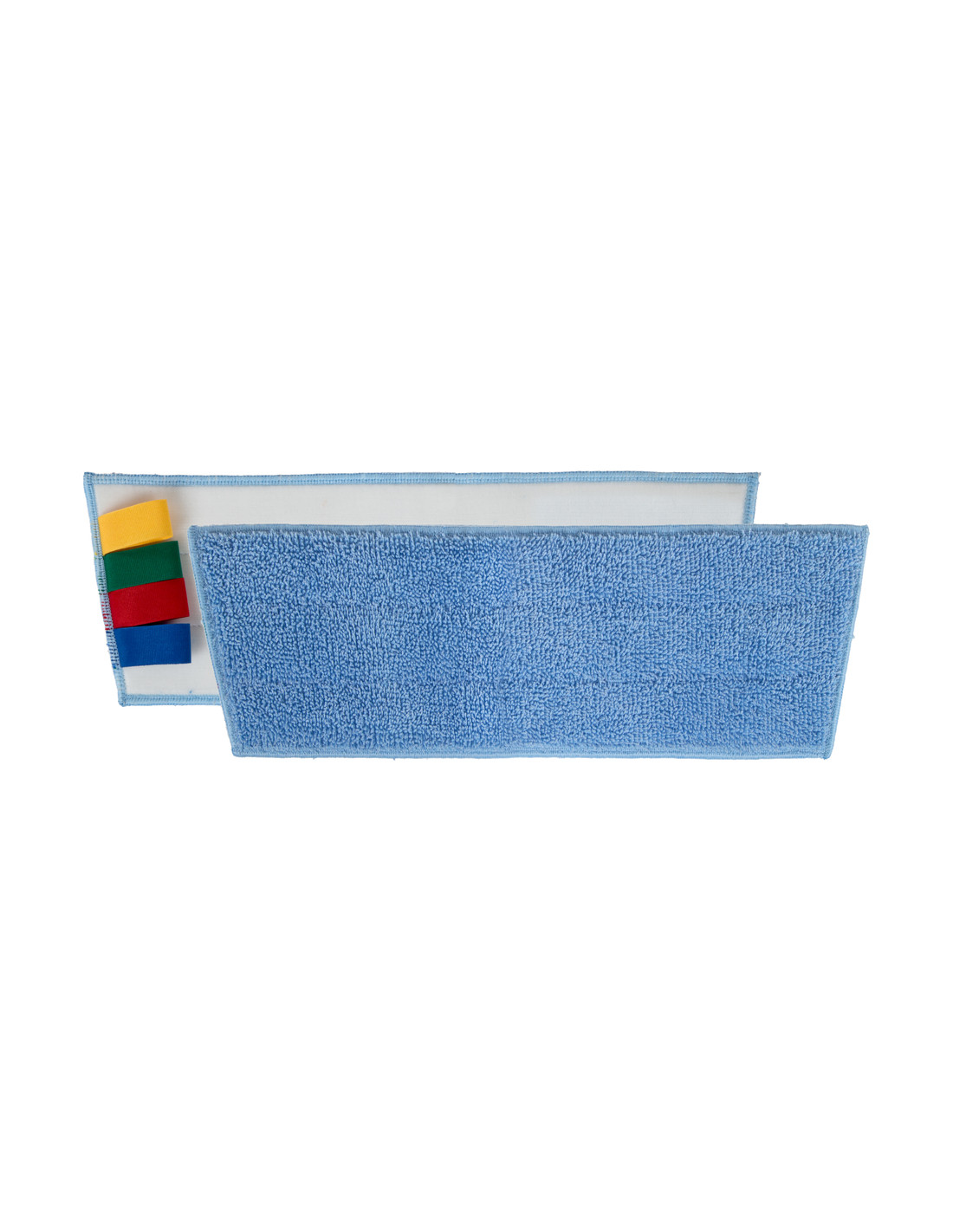 Panno pulizia pavimenti Microblue in microfibra con velcro cm. 60 - Lava e  Raccoglie la Polvere - Piumini, scovoli e panni - Attrezzature